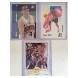 Lot Of 3 VTG Reggie Miller & Allen Iverson Cards