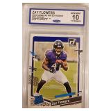2023 Donruss Rated Rookie Zay Flowers CCG 10