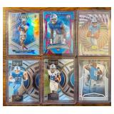 Detroit Lions RC lot of 6- Gibbs,JW,LaPortaï¿½