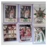 Lot Of 6 Larry Bird & Jason Tatum Cards