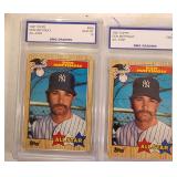Two 1987 Topps Don Mattingly All Star BMG 10