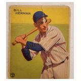 1933 Goudey Bill Herman #227 Card