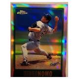 1997 Topps Refractor Hideo Nomo #156 Card