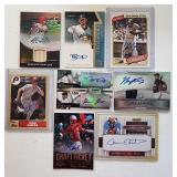 8 MLB 00s Star Auto & Game Worn Cards