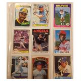 Lot Of 9 70s-80s Topps MLB Cards