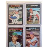 4 1971 Topps MLB Star Cards See Pics