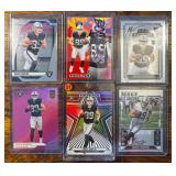 Brock Bowers RC lot of 6- Inserts, Prizmï¿½