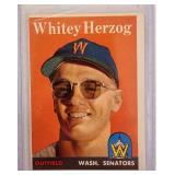 1958 Topps Whitey Herzog #438 Card