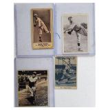 4 VTG Babe Ruth Reprint Cards