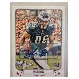 2013 Topps Zach Ertz Autographed RC