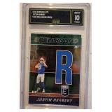 2022 Donruss Elite Justin Herbert GMA 10