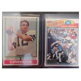Two 1970s Roger Staubach Cards