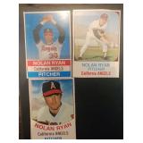 3 1970s Hostess Nolan Ryan Cards