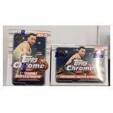 Two 2024-25 Topps Chrome NBA Value Boxes Sealed