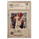 2011 Bowman Prospects Bryce Harper Card BCCG 10