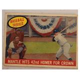 1959 Topps Mickey Mantle Thrills #461
