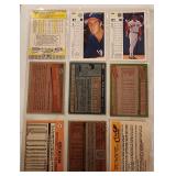 Lot Of 9 1980s Topps/Fleer MLB Cards