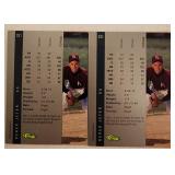 Two 1992 Classic Derek Jeter Rookie Cards