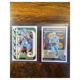 Drake Maye RC lot of 2 UNC Patriots