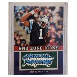 2011 Topps End Zone Icons Cam Newton Relic Card