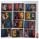 12 1994 Skybox NBA Big Numbers Star Inserts