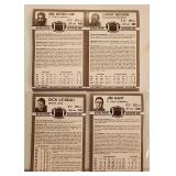 4 early 70s NFL Kelloggs Cards Jim Hart & More