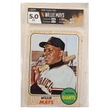 1968 Topps Willie Mays #50 HGA 5