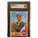 1968 Topps Bob Clemente #150 Card SGC 4