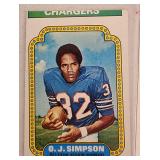 1974 Topps OJ Simpson Error Card #1