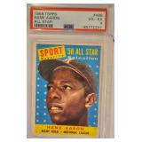 1958 Topps #488 Hank Aaron PSA 4