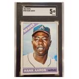 1966 Topps #500 Hank Aaron SGC 5