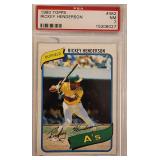 1980 Topps Ricky Henderson #482 Card PSA 7