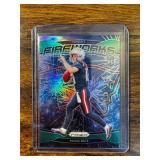 2024 Prizm Fireworks Drake Maye #22 Green Prizm RC