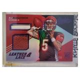 2014 Panini Leather & Lace AJ McCarron Relic/20