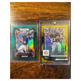 Jim McMahon & Walter Payton Refractor lot of 2