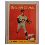 1958 Topps Orlando Cepeda #343 Card
