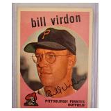1958 Topps Bill Virdon #190 Card