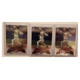 3 1996 Topps Finest Greg Maddux Cards