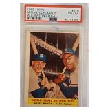 1958 Topps Mantle/Aaron Foes PSA 4