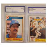 2 84-87 Topps Keith Hernandez Cards BMG 10s