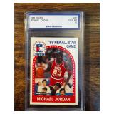 1989 NBA Hoops All-Star Michael Jordan #21 BMG 10