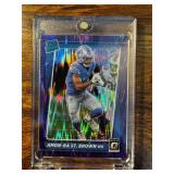 2021 Optic Purple Shock #228 Amon-Ra St Brown RC