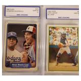 2 82-86 Topps/Fleer Gary Carter BMG 10s