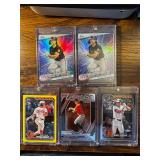 Jackson Holliday RC lot of 5 - Refractors
