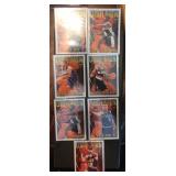 7 1996 Topps Dish Men NBA Star Cards