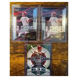Pete Rose lot of 3- Refractor
