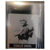 2018 Leaf John Elway Black Metal 1/1 Plate