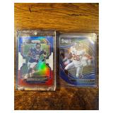 Saquan Barkley Refractor lot of 2 NY Giants