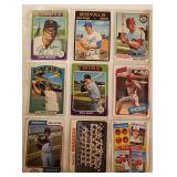 Lot Of 9 1970s Topps MLB Cards