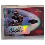 2001 Donruss Chad Johnson Freshma Fabric Auto /150